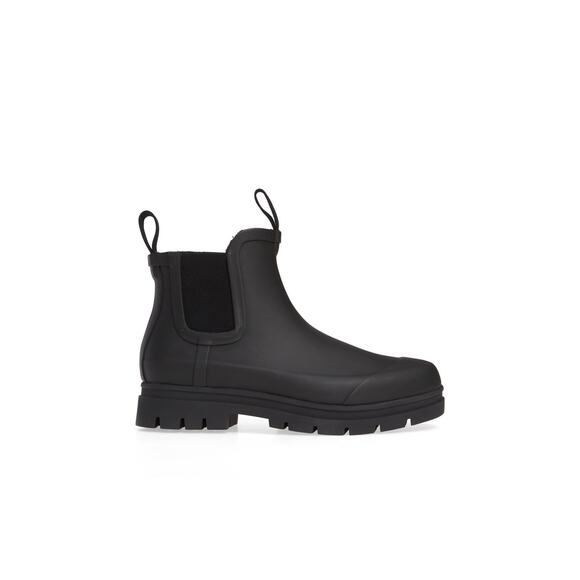 Everlane Women's The Pull-On Chelsea Rain Boots Waterproof Black Size 9 NWOT - Picture 2 of 13